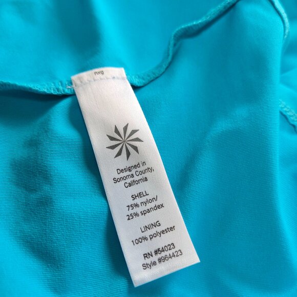 Athleta Shorebreak Turquoise Swim Dress - Picture 12 of 12